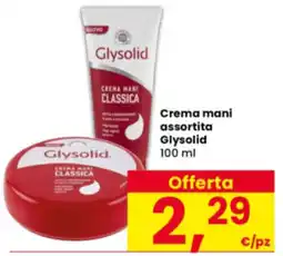 Interspar Crema mani assortita Glysolid offerta