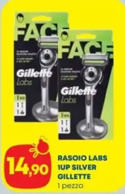 Panorama TiBi Rasoio Labs 1up Silver Gillette offerta