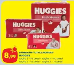 Panorama TiBi Pannolini "Little Movers" Huggies offerta