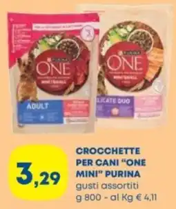 Panorama TiBi Crocchette per cani "One Mini" Purina offerta