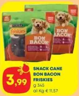 Panorama TiBi Snack cane bon bacon friskies offerta