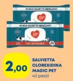 Panorama TiBi Salvietta clorexidina magic pet offerta