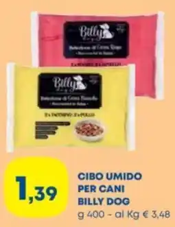 Panorama TiBi Cibo umido per cani Billy Dog offerta
