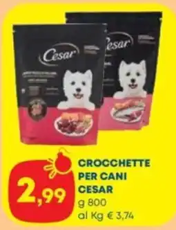 Panorama TiBi Crocchette per cani Cesar offerta