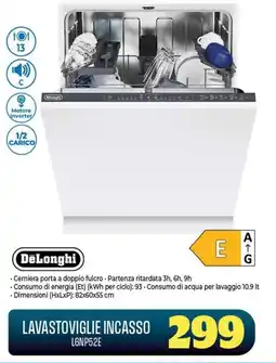 Gaer Lavastoviglie incasso DeLonghi offerta