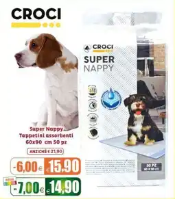 Elite Pet Croci Super Nappy offerta