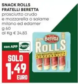 Panorama Snack rolls fratelli beretta offerta