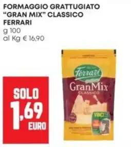 Panorama Formaggio grattugiato GranMix classico Ferrari offerta