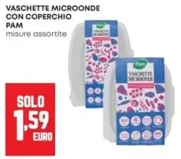 Panorama Vaschette microonde con coperchio Pam offerta
