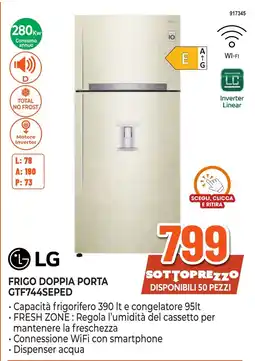 Expert Di Lella LG Frigo doppia porta offerta