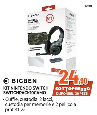 Bigben Kit Nintendo Switch Switchpack10camo
