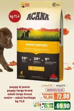 Elite Pet Acana Puppy Recipe offerta