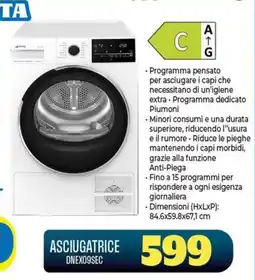 Gaer Asciugatrice Dnex09sec offerta