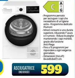Gaer Smeg Asciugatrice Dnex09sec offerta