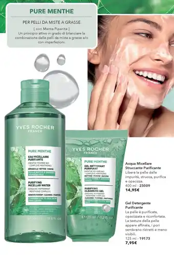 Yves Rocher acqua micellare struccante purificante