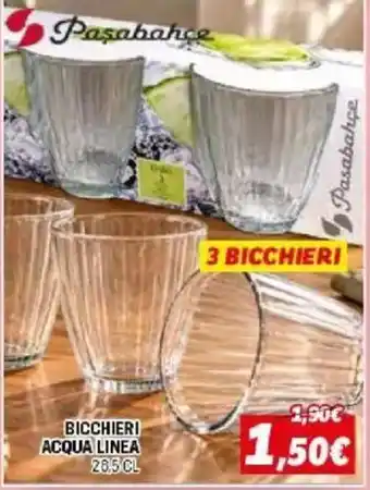 Bicchieri acqua linea Pasabahce