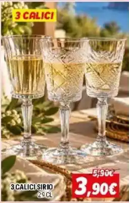 Orizzonte 3 Calici Sirio offerta