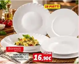 Orizzonte Servizio piatti Toledo/Prima bianco opale offerta