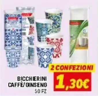 Bicchierini caffè/ginseng