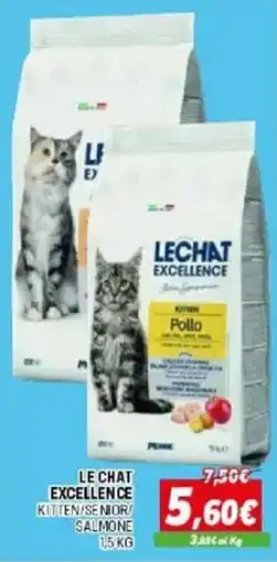 Orizzonte Le Chat Excellence Kitten/Senior/Salmone offerta