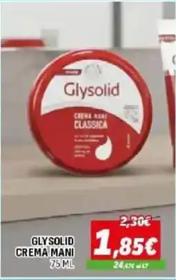 Orizzonte Glysolid crema mani classica offerta