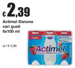 Sì con te Actimel Danone offerta