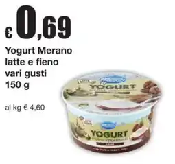 Sì con te Yogurt Merano offerta