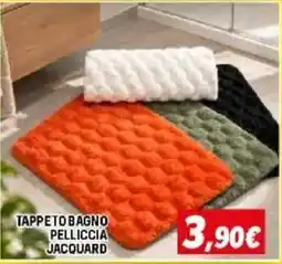 Orizzonte Tappeto bagno pelliccia jacquard offerta
