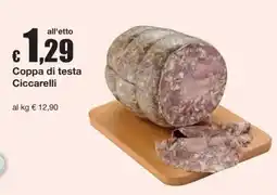 Sì con te Coppa di testa Ciccarelli offerta