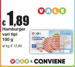 Sì con te Hamburger vari tipi offerta