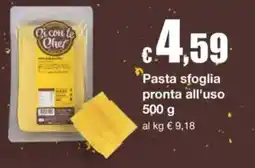 Sì con te Pasta sfoglia pronta all'uso offerta