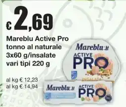 Sì con te Mareblu Active Pro tonno al naturale offerta