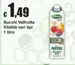 Sì con te Succhi Valfrutta Vitalità offerta