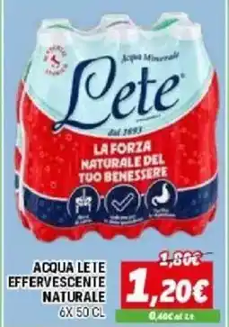 Orizzonte Acqua Lete effervescente naturale offerta
