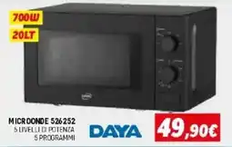 Orizzonte Microonde Daya 526252 offerta