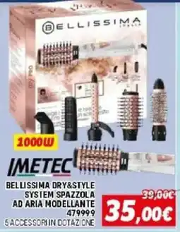 Orizzonte Imetec Bellissima Dry&Style System Spazzola ad Aria Modellante offerta