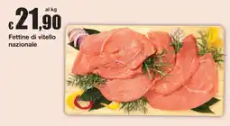 Sì con te Fettine di vitello nazionale offerta