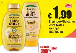 Sì con te Garnier Ultra Dolce Shampoo Illuminante offerta