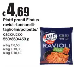 Sì con te Piatti pronti Findus ravioli offerta