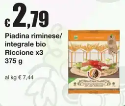 Sì con te Piadina riminese integrale bio Riccione offerta