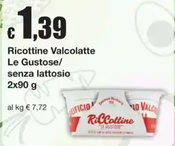 Sì con te Ricottine Valcolatte Le Gustose senza lattosio offerta