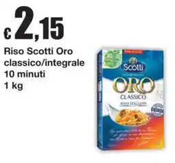 Sì con te Riso Scotti Oro classico offerta