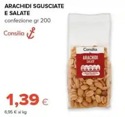 Tigre Arachidi sgusciate e salate Consilia offerta