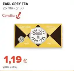 Tigre Earl Grey Tea Consilia offerta