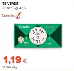 Tigre Tè verde Consilia offerta
