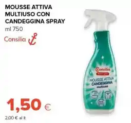 Tigre Mousse attiva candeggina multiuso Consilia offerta
