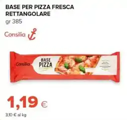 Tigre Base per pizza fresca rettangolare Consilia offerta