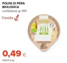Tigre Polpa di pera biologica Consilia offerta