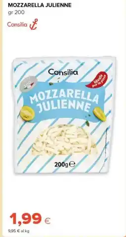 Tigre Mozzarella julienne Consilia offerta