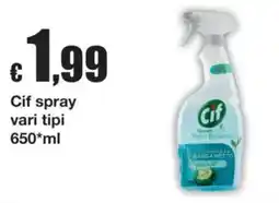 Sì con te Cif spray offerta